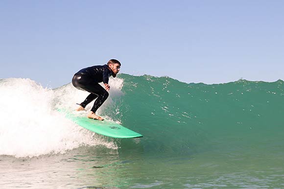 Surfen im Winter in Andalusien